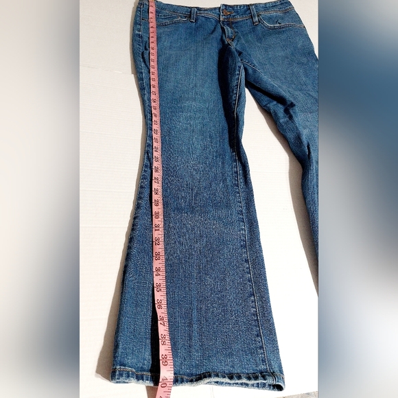 Levi Strauss 542 Y2K Flare Leg 20W Medium Length Denim Jeans - Picture 16 of 16